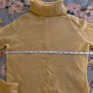 J.Crew Factory yellow wool sweater